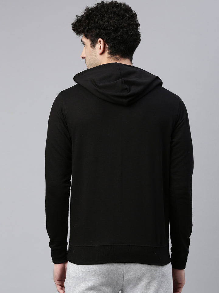 Men's Printed Comfort Fit Sweat Jacket