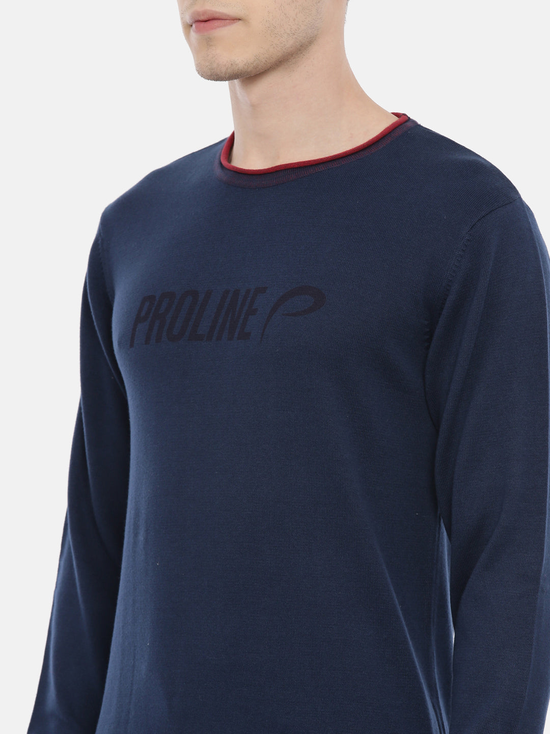 Men's Solid Comfort Fit Jumpers