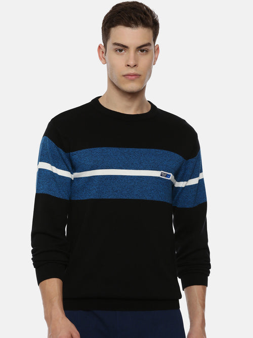 Men's Color Block Comfort Fit Jumpers