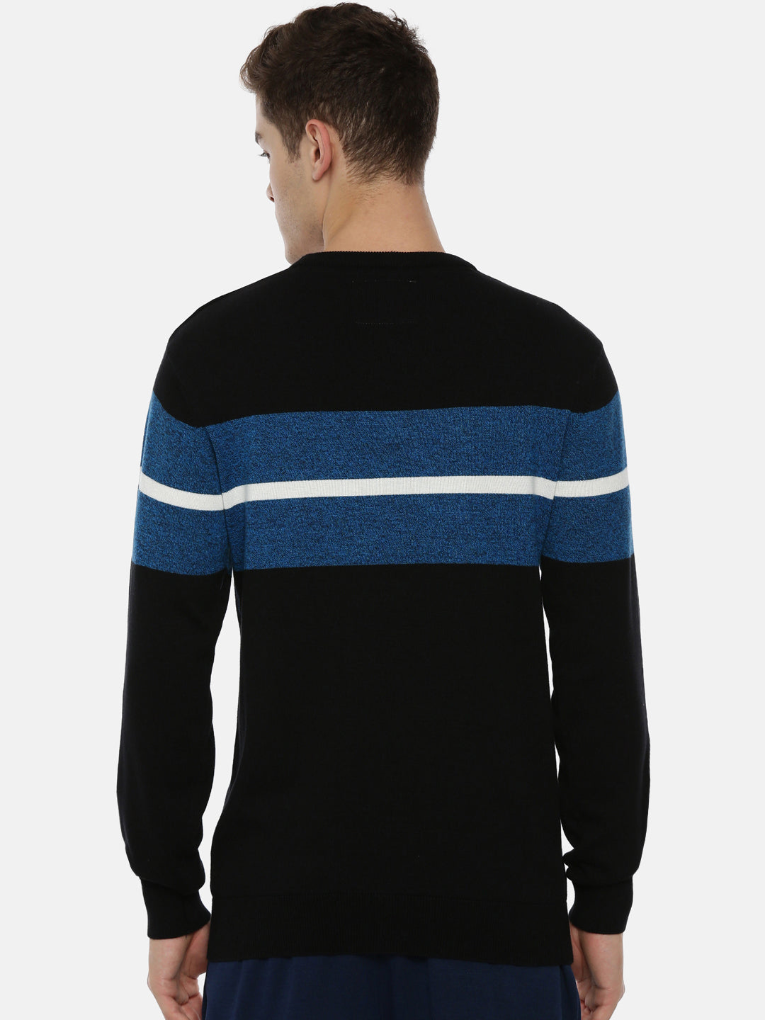Men's Color Block Comfort Fit Jumpers