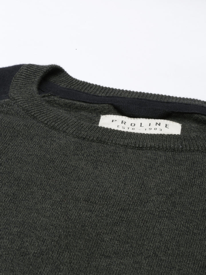 Men's Color Block Comfort Fit Jumpers