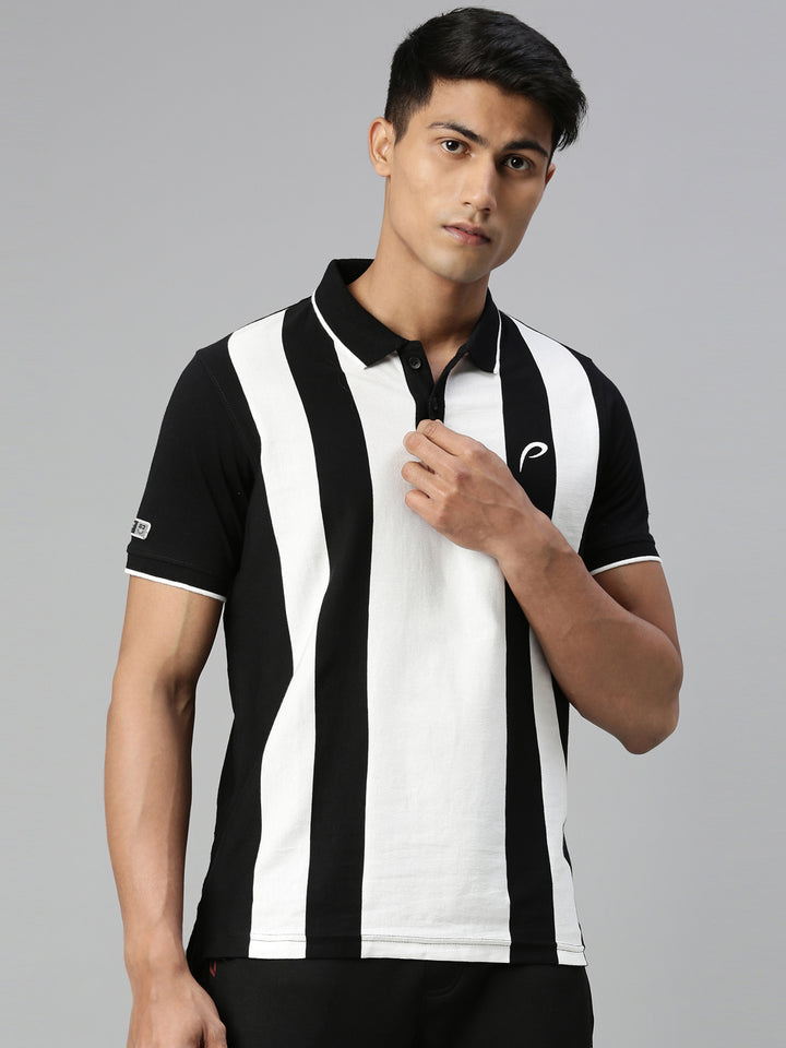 Men's Color Block Polos