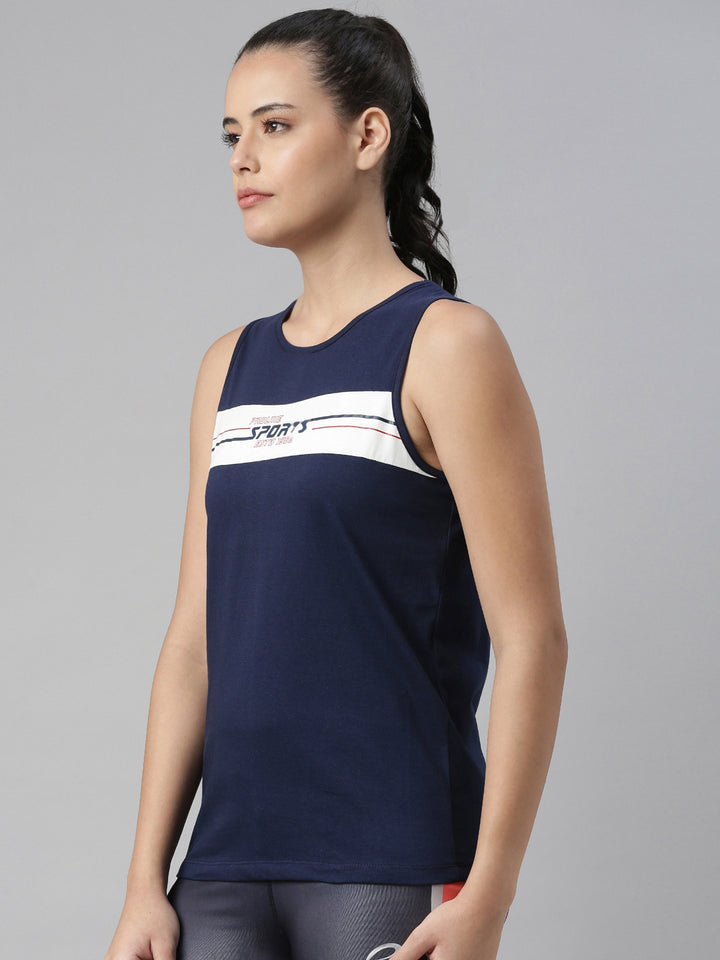 Women's Color Block Comfort Fit Tank Tops