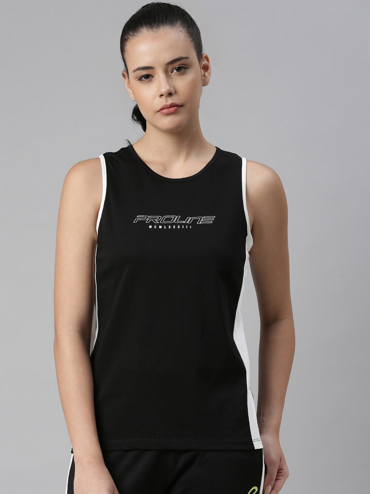 Women's Color Block Comfort Fit Tank Tops