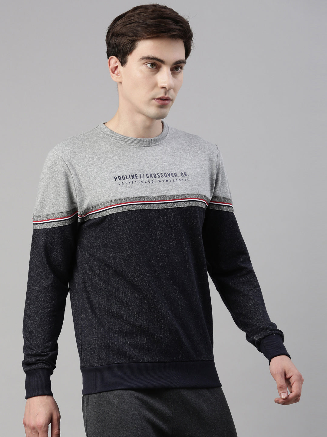 Men's Color Block Comfort Fit Sweatshirts
