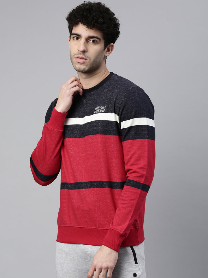 Men's Color Block Comfort Fit Sweatshirts