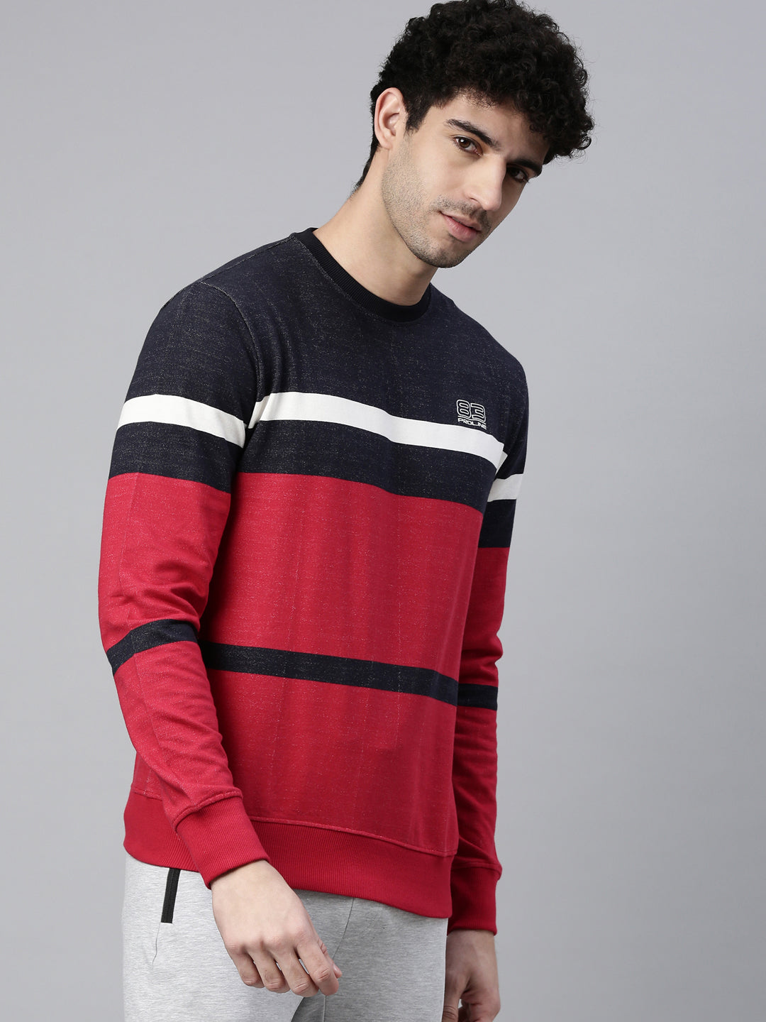 Men's Color Block Comfort Fit Sweatshirts