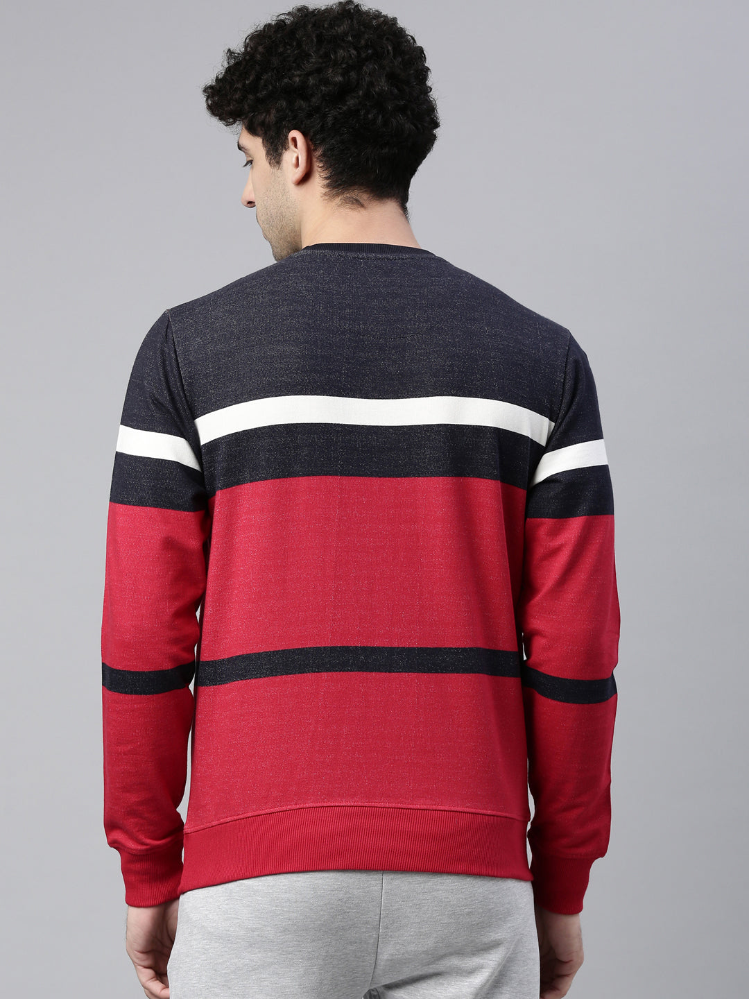 Men's Color Block Comfort Fit Sweatshirts