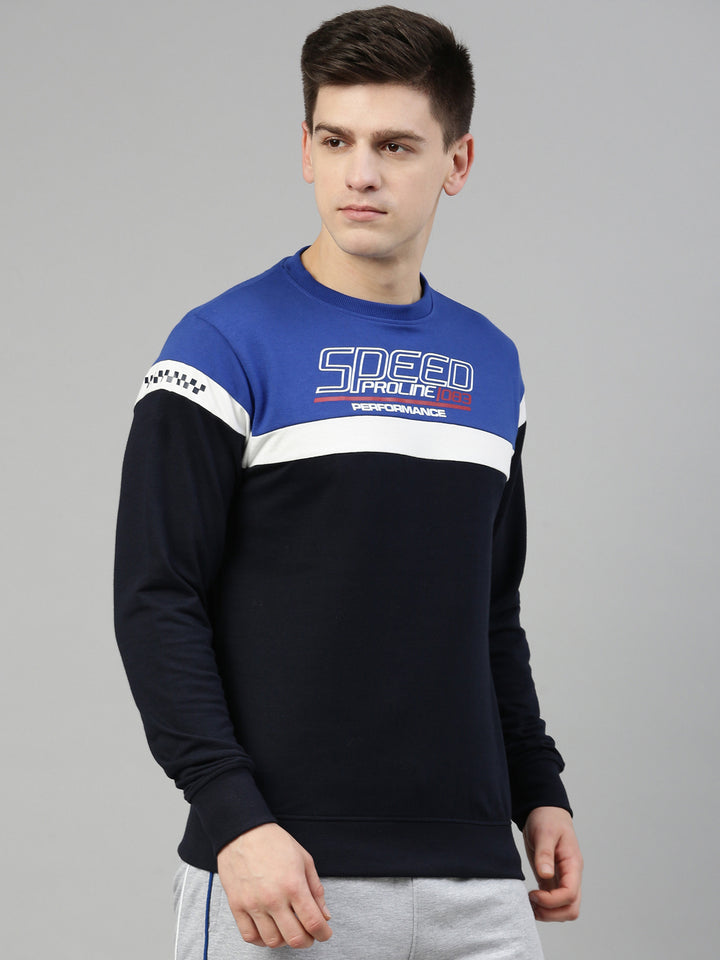 Men's Color Block Comfort Fit Sweatshirts