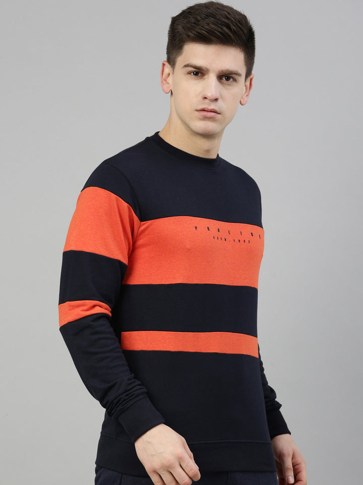 Men's Color Block Comfort Fit Sweatshirts