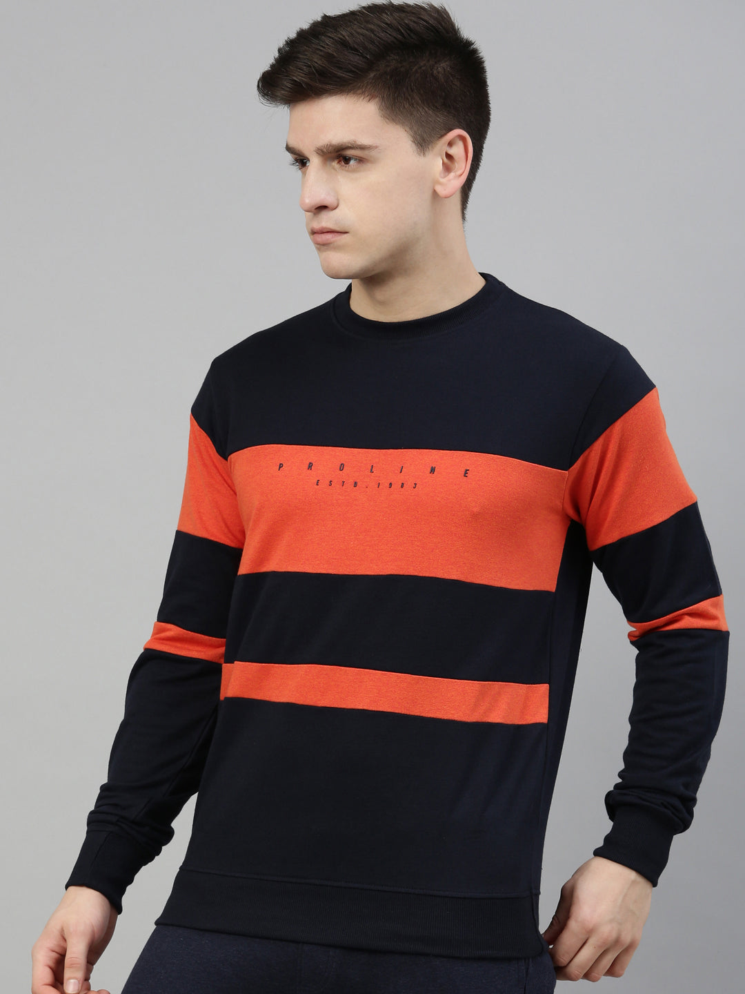 Men's Color Block Comfort Fit Sweatshirts