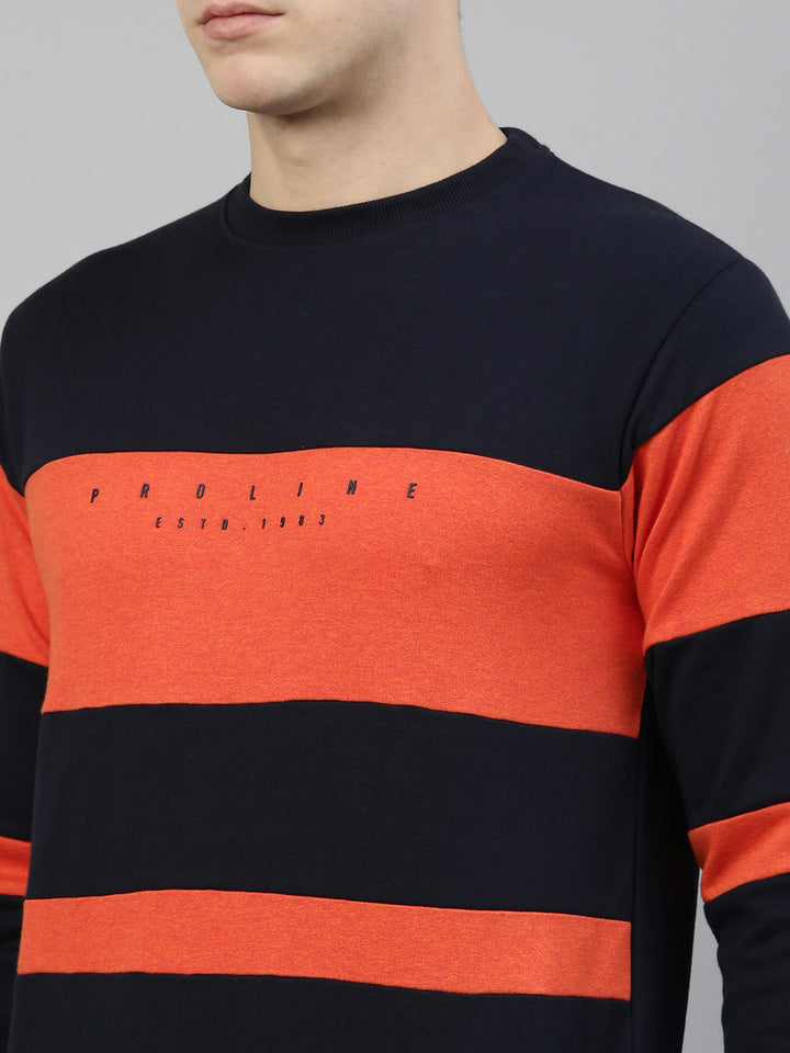 Men's Color Block Comfort Fit Sweatshirts