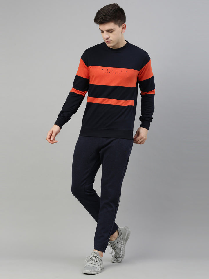 Men's Color Block Comfort Fit Sweatshirts