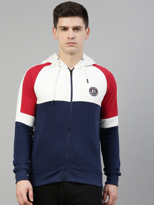 Men's Sports Red Front Open Sweatshirt