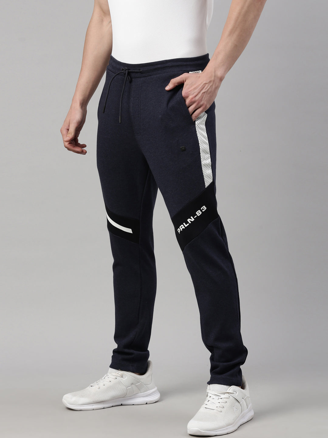 Men's Color Block Tapered Track Pants