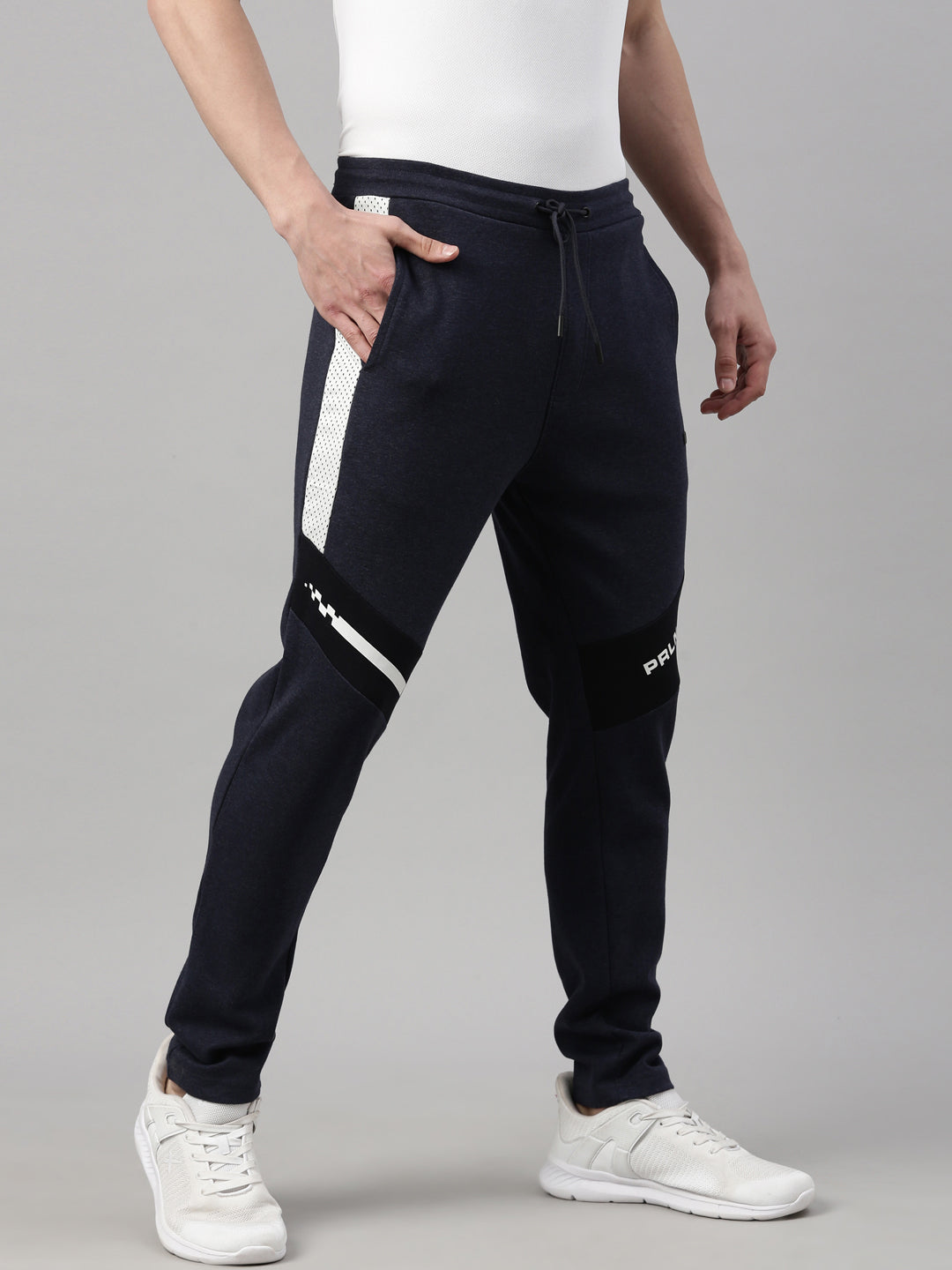 Men's Color Block Tapered Track Pants