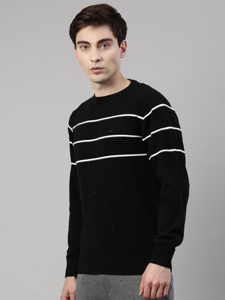 Men's Striper Comfort Fit Jumpers