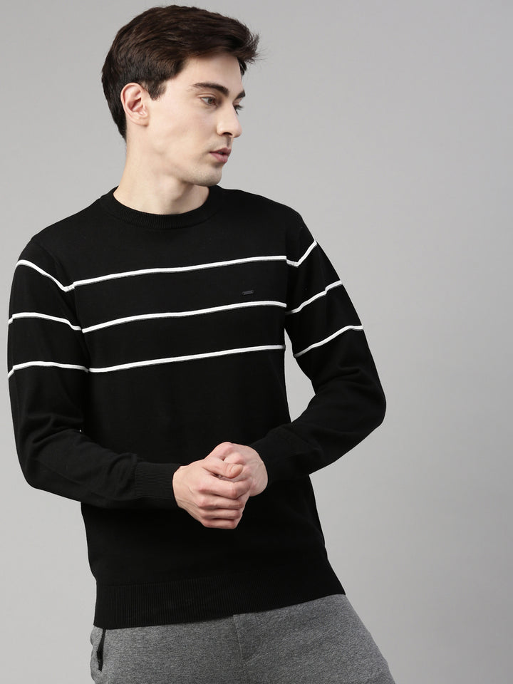 Men's Striper Comfort Fit Jumpers