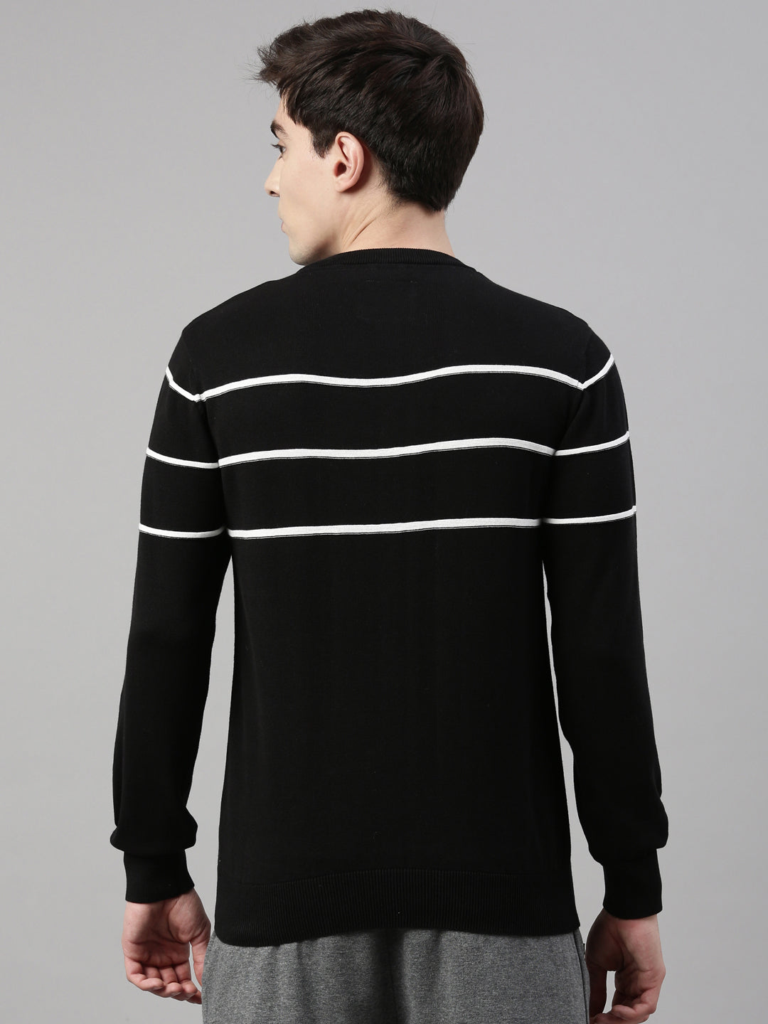 Men's Striper Comfort Fit Jumpers