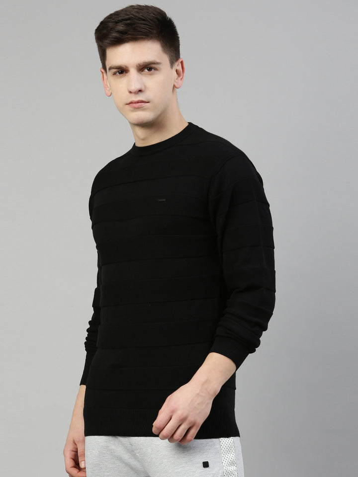 Men's Solid Comfort Fit Jumpers