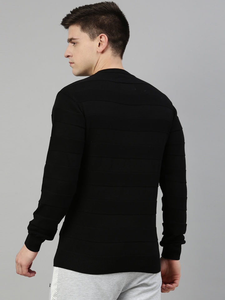 Men's Solid Comfort Fit Jumpers