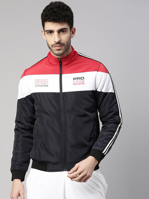 Men's Color Block Comfort Fit Wind Cheater