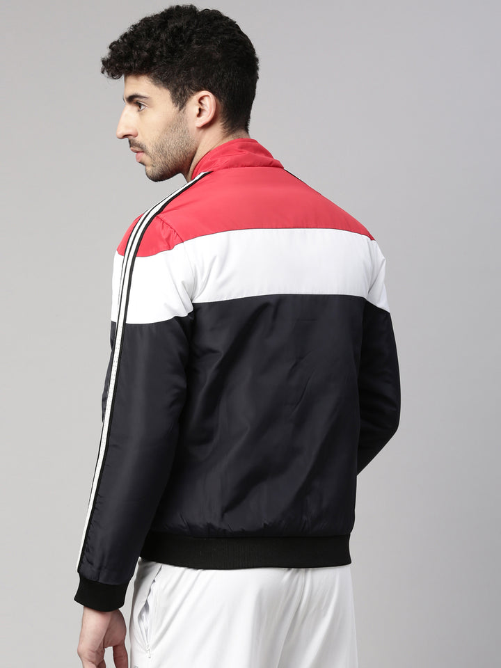 Men's Color Block Comfort Fit Wind Cheater