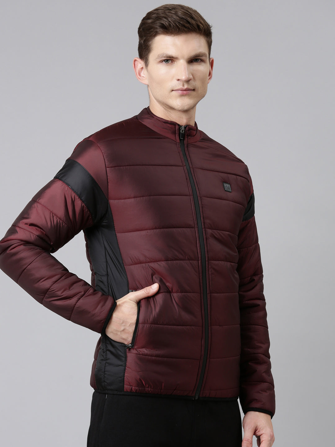 Men's Color Block Comfort Fit Jackets
