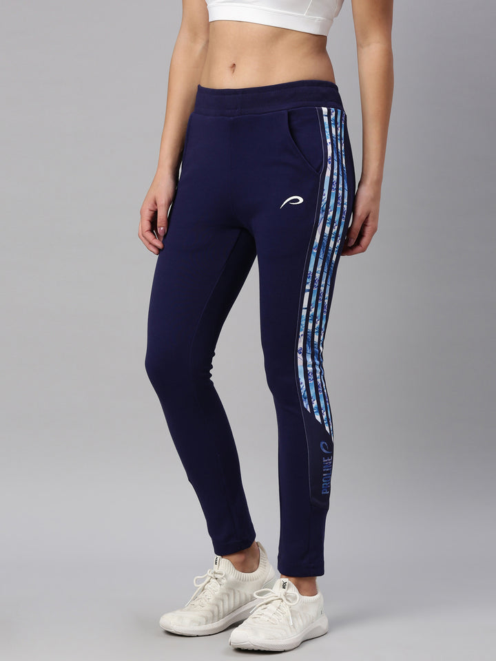 Women's Printed Slim Fit Track Pants