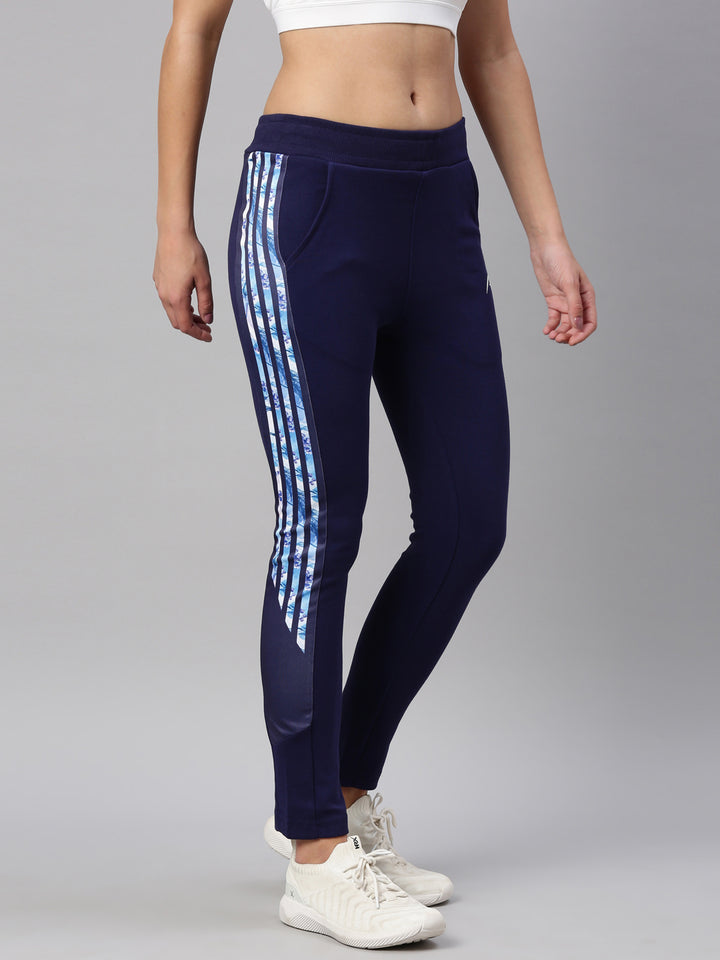 Women's Printed Slim Fit Track Pants