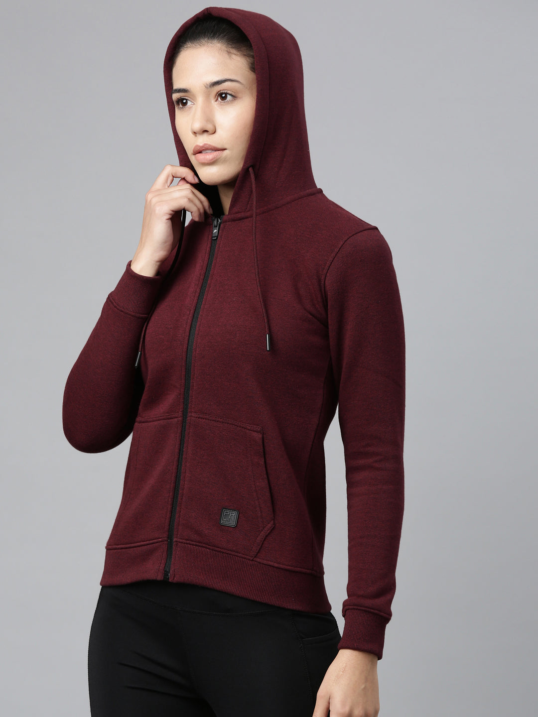 Women's Solid Running Sweat Jacket
