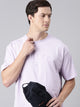 Fila Men Lavender T-Shirts Over Sized Tee