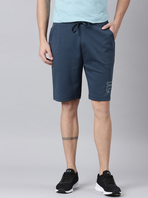 Fila Men Teal Shorts Regular Fit