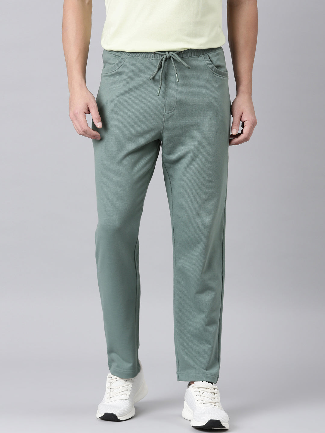 Men Brown Bottom Wear Regular Fit