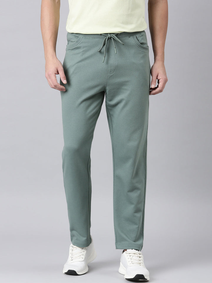 Men Brown Bottom Wear Regular Fit