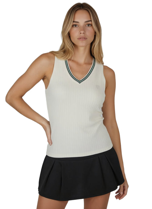 Fila Women Off White Graf Tank Top