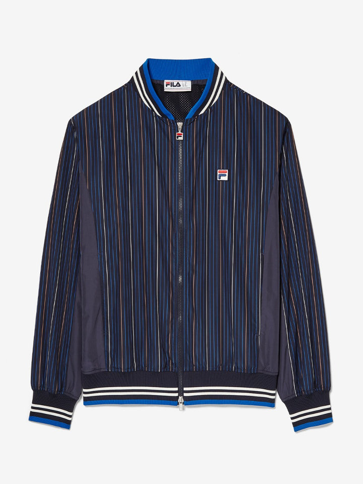 Unisex Pinstripe Woven Settanta Jacket