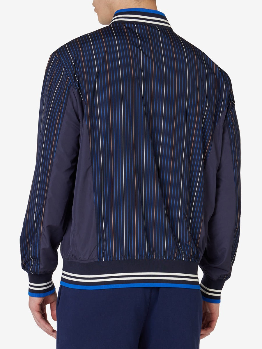 Unisex Pinstripe Woven Settanta Jacket