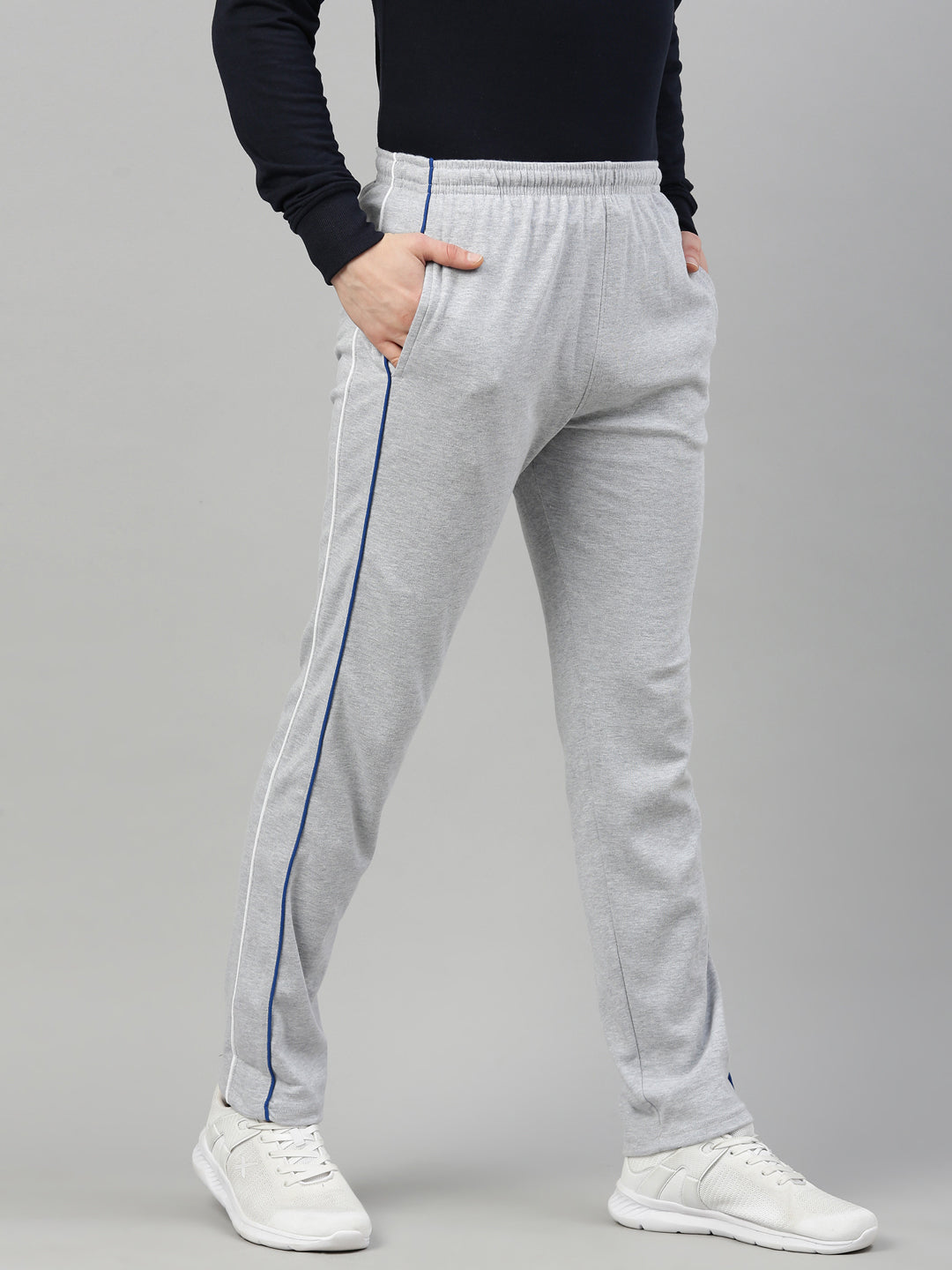 Men's Solid Classic Fit Track Pants