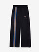 Women Flared Pants With Seven Stripes Tape Detail