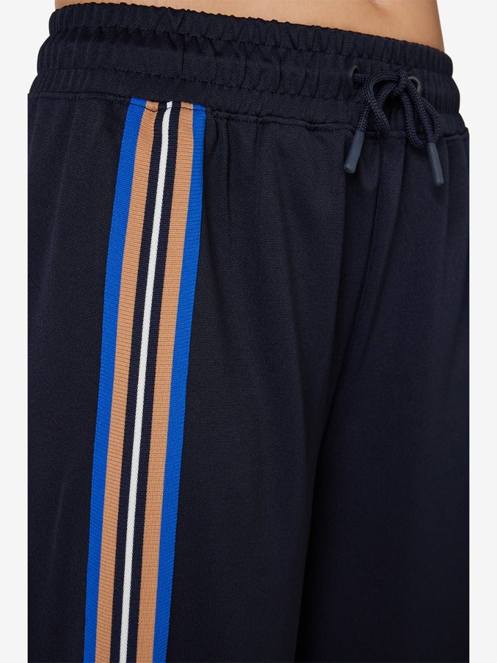 Women Flared Pants With Seven Stripes Tape Detail