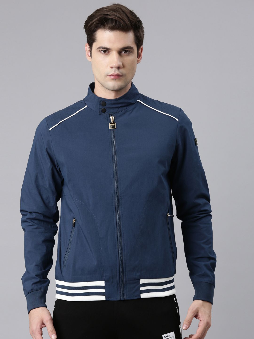 Buy INDIAN TERRAIN Green Mens Solid Fully Lined Reversible Bomber Jacket |  Shoppers Stop