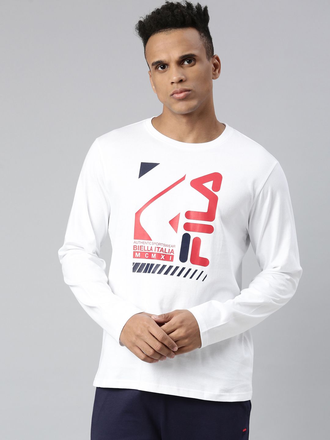 Fila tshirt best sale mens