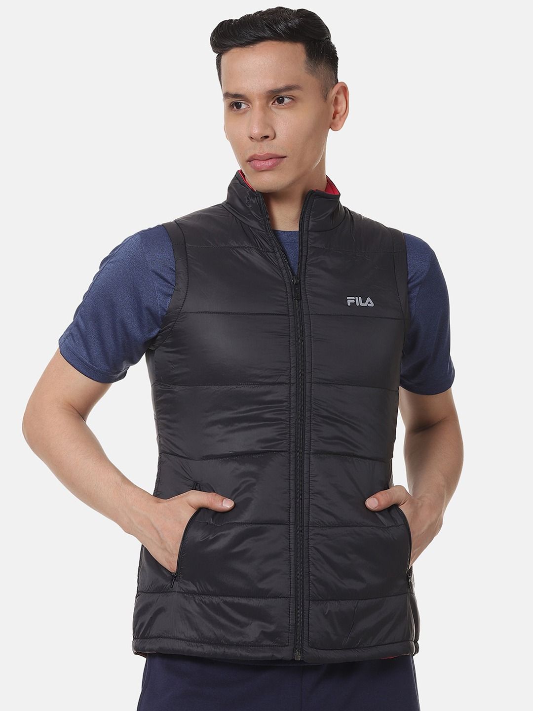 Fila on sale sleeveless jacket