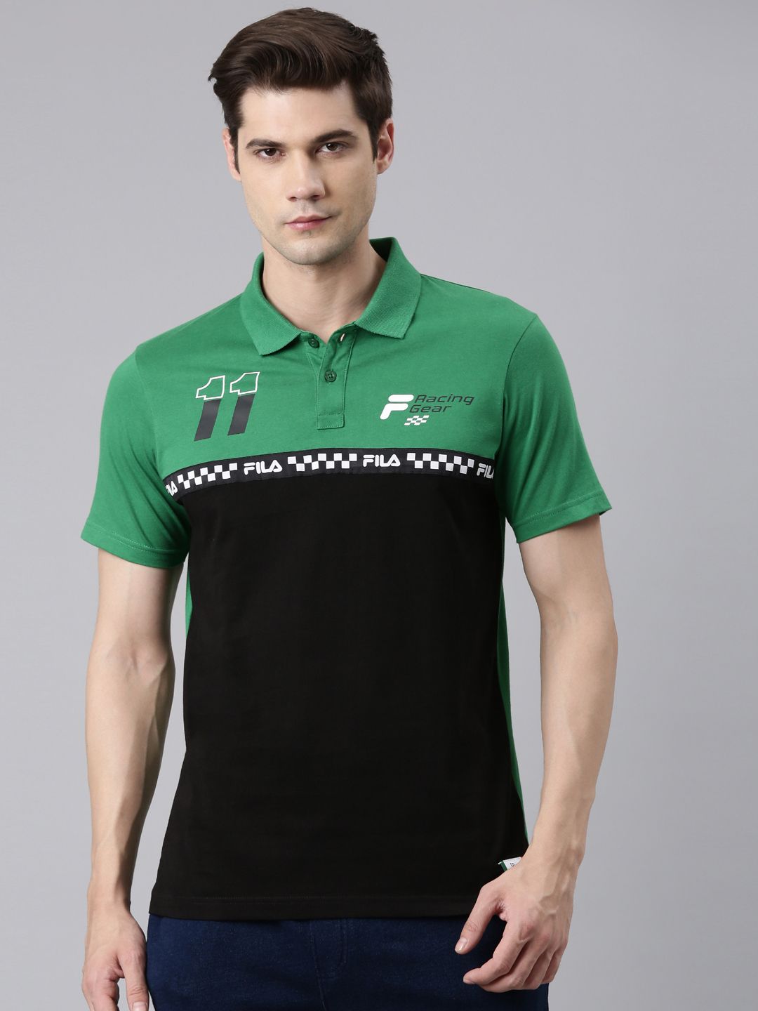 Fila mens polo sale shirts